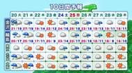 【天気予報】きょうより「大幅に低く」羽織るものが必要な一日へ　北陸は雷雨と大気不安定が続く