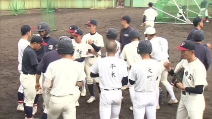 「校歌斉唱は先輩からつないできた目標」センバツ21世紀枠・長崎西が前日練習 大応援団も後押しへ