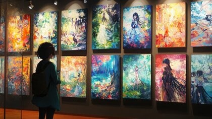 アート展 アニメ・マンガ・絵画が好評 作品そのものの美しさ・迫力や、貴重性が魅力