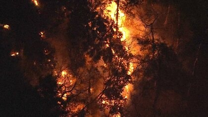 山梨･山林火災　発生から17日目｢鎮圧｣を発表　焼損面積は約396ヘクタール