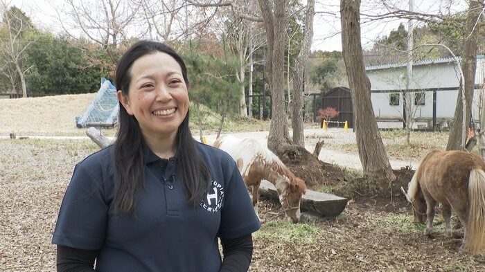 「ホースセラピー」の魅力を語る鈴木弓子さん