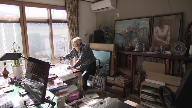 すべて真剣に 書道・絵画にも熱中 個展を開くほどの腕前