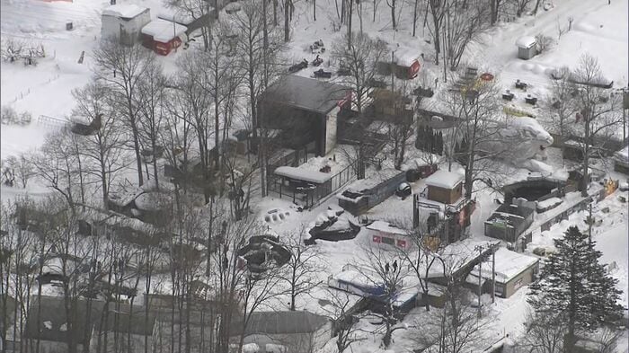 建築物は150棟ほどに