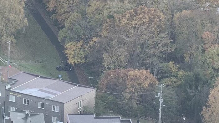 事件のあった現場