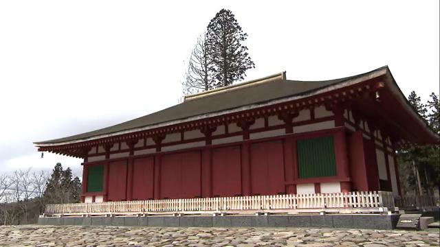 会津の三十三観音めぐりのひとつ・慧日寺跡（磐梯町）