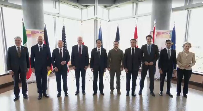 【速報】「必要な限りウクライナ支援」で一致　G7首脳とゼレンスキー大統領が協議｜FNNプライムオンライン