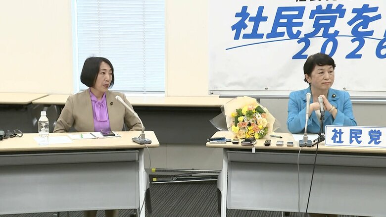 社民・大椿氏「事実明らかにして改善を」党首選後会見で発言禁止され溝　福島党首と事務方の主張に「食い違い」か｜FNNプライムオンライン