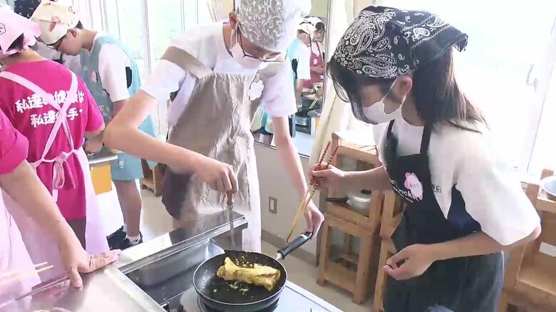 中学生が「食育」の授業で弁当作り　健康的な食習慣へ　岩手県滝沢市｜FNNプライムオンライン