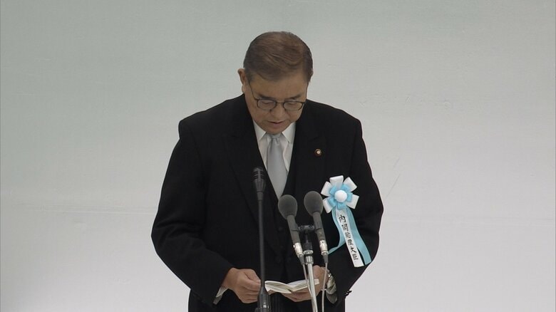 戦後80年で石破首相「戦争の反省と教訓深く胸に刻む。不戦の誓い世代を超えて継承」戦没者追悼式式辞【全文】｜FNNプライムオンライン