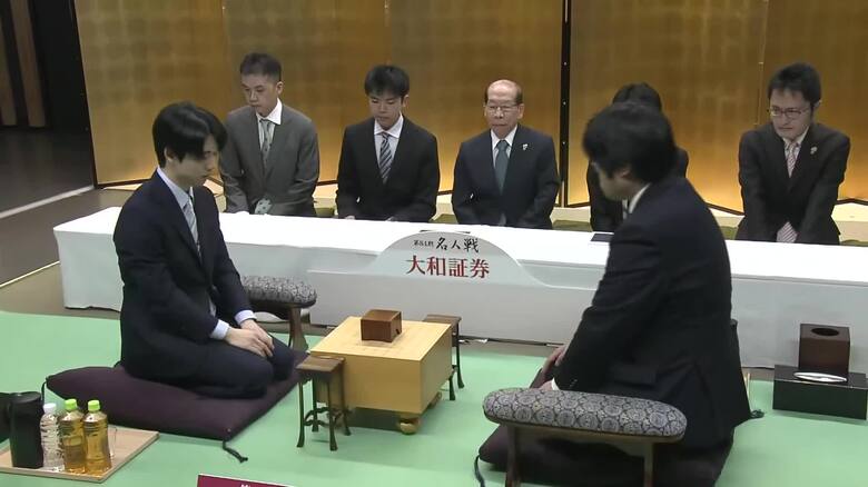16日から2日制で…名人戦七番勝負第4局を前に検分 藤井六冠が勝てば4連覇 挑戦者・糸谷九段は巻き返し図る｜FNNプライムオンライン