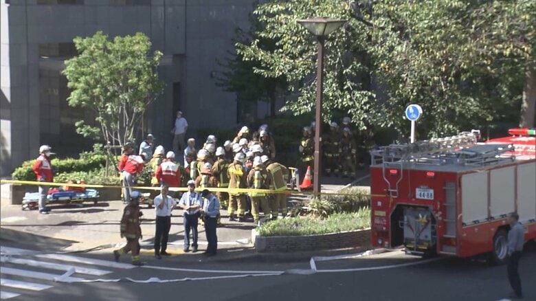 原因は“解体業者が電線損傷”…名古屋市東区の1250世帯で一時停電 マンションの自家発電装置からの煙で騒動も｜FNNプライムオンライン