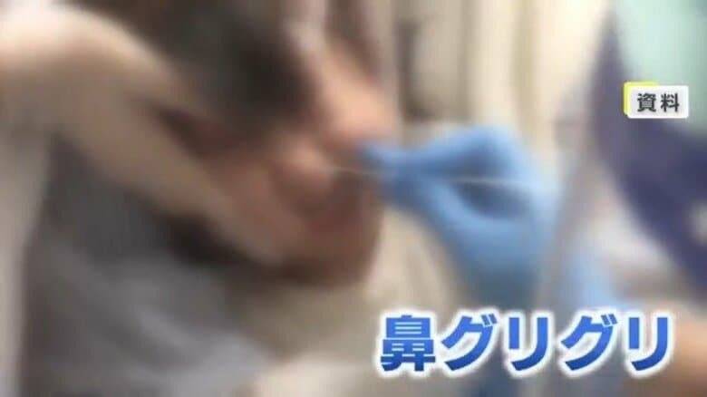 インフルエンザ流行開始「早めのワクチン接種を」 鼻を“グリグリ” は不快感…痛くない最新『AI』検査も登場|FNNプライムオンライン