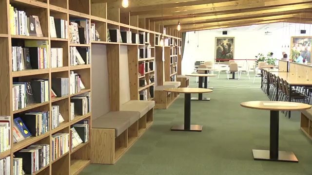 クーリングシェルターの一つ　梁川総合支所・2階「やなピア」