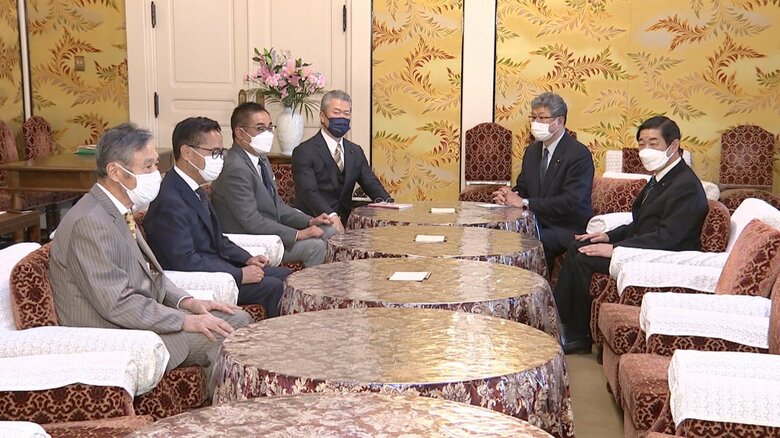 与野党国対委員長会談(12日）