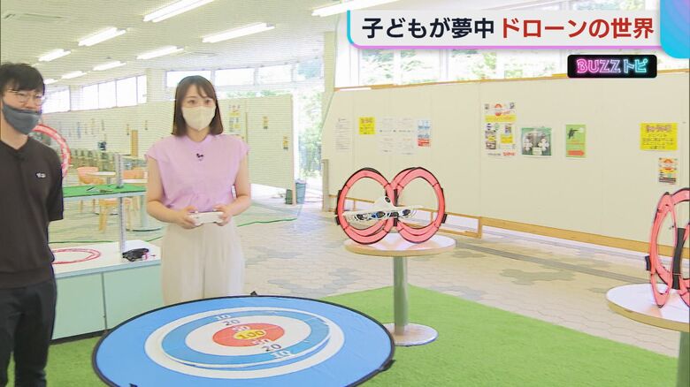 長谷川珠子アナウンサーも挑戦