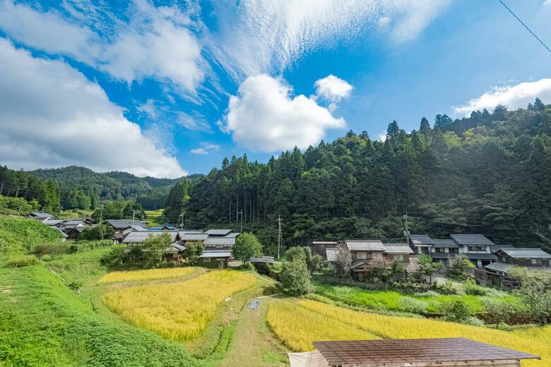 滋賀県高島市　畑集落（2023年9月撮影）