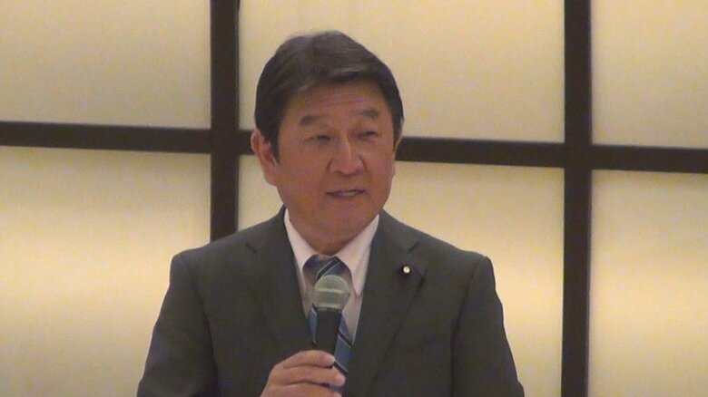 自民党･茂木幹事長(4日午後 山梨･甲府市)