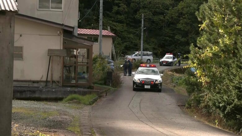 男女4人がクマに襲われた現場付近（2025年10月）