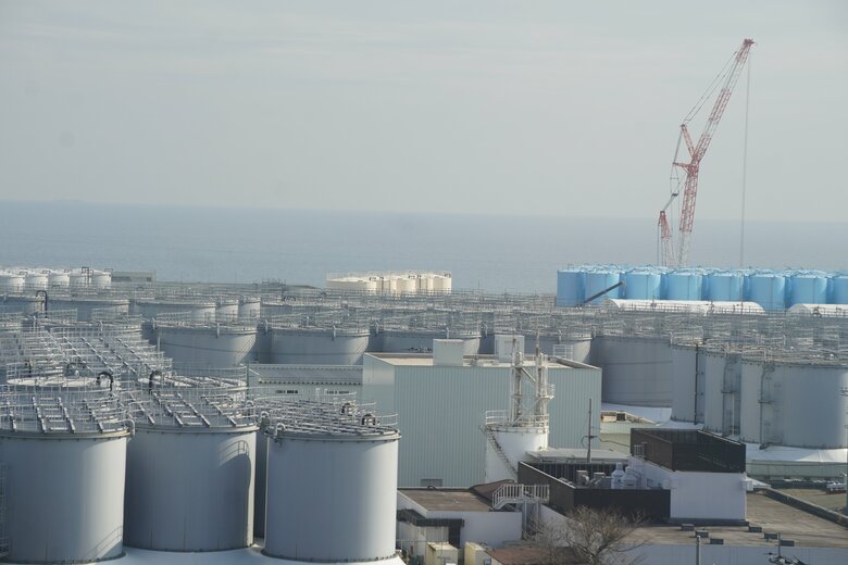福島第一原発の海域には今年の夏処理水が放出される予定だ