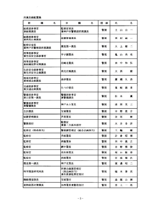 3月26日付