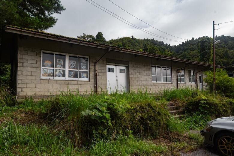 旧鵜川駅（2024年9月撮影）