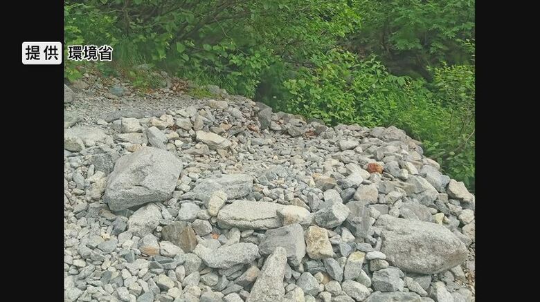 被害があった場所　提供：環境省　