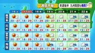 かごしま天気速報（5/15）週末は晴天　日中に強い日差し・鹿屋は29℃に迫る