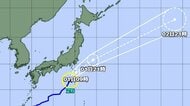 【台風情報】台風26号の進路予想　30日午後9時には八丈島の南南西約170km、中心気圧1000ヘクトパスカル　1日午後9時には日本の東に達する予想