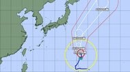 【台風情報】台風27号(チョーイワン)の進路予想　4日午後6時には、非常に強い勢力で小笠原近海、中心気圧935hPa・中心付近の最大風速45m/s　6日午後3時には強い勢力で日本の東に達する予想