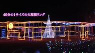 夜空彩る約５万球のＬＥＤイルミ…万博イメージのオブジェも　瀬戸内市の電子部品メーカーが公開【岡山】