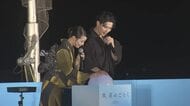今治・おんまく花火　広瀬すずさんと横浜流星さんサプライズ登場　“映画の重要シーン”観客と感動【愛媛】