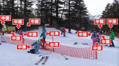 “爆買い”から“爆滑り”へ 中国人観光客がスキー場に殺到