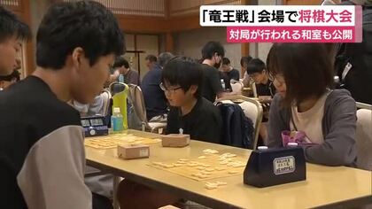 10月に開催する将棋「竜王戦」　会場となる三嶋大社で将棋大会　対局が行われる和室も公開