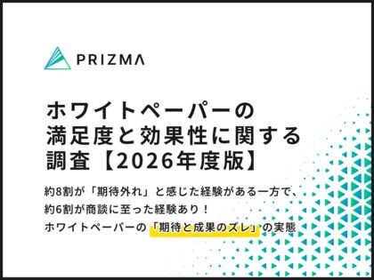 約8割が「期待外れ」と感じた経験がある一方で、約6割が商談に至った経験あり！ホワイトペーパーの「期待と成果のズレ」の実態に迫る