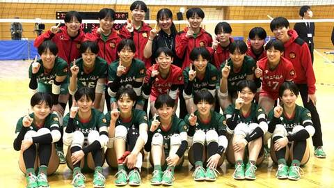 【速報】春高バレー女子・工大福井が1回戦突破！　高崎女子（群馬）を2－0で下す
