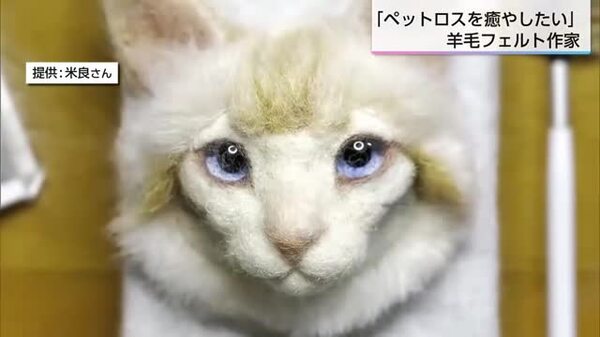 特集】亡きペットを思い出に残す羊毛フェルト作家｜FNNプライムオンライン