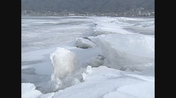 2003年の御神渡り