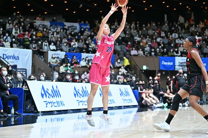 GAME1で15得点と躍動した野口さくら選手