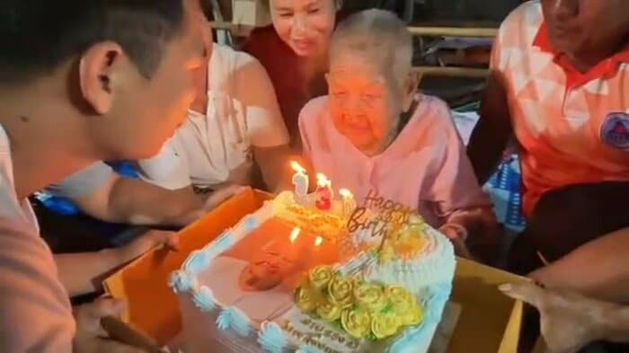 にぎやかな誕生日会の主役となったセーンさん（2026年9月18日）