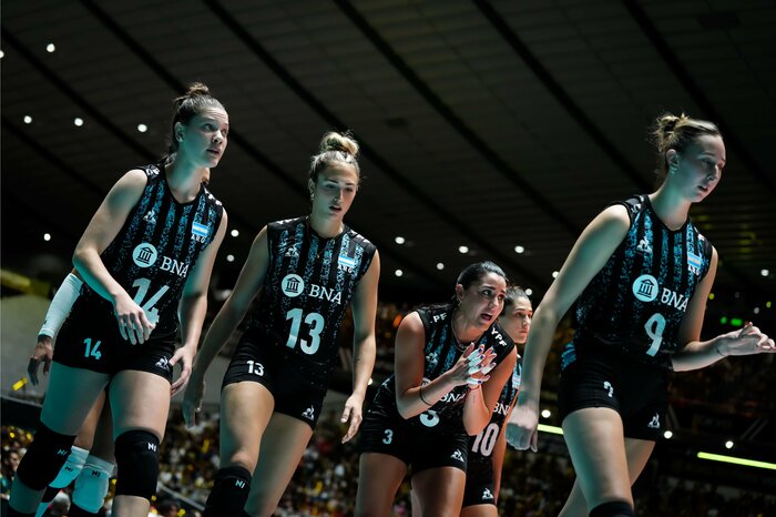 3大会連続五輪出場を目指すアルゼンチン代表(写真:©️FIVB)
