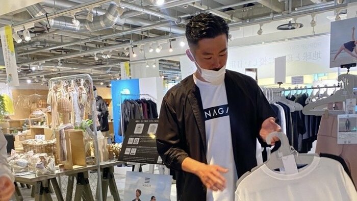 NAGIE Tシャツは再生素材100%