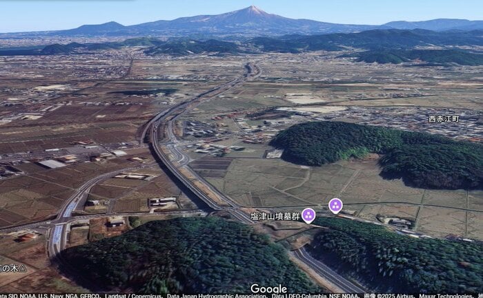 Googleマップより 事故現場付近の画像