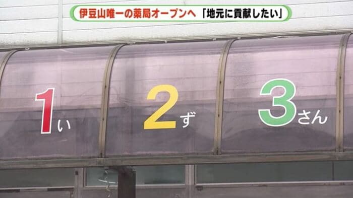 外壁の店名