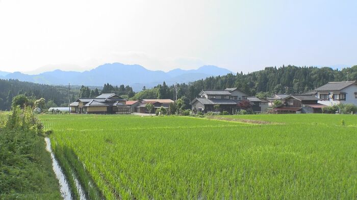 胎内市坂井集落