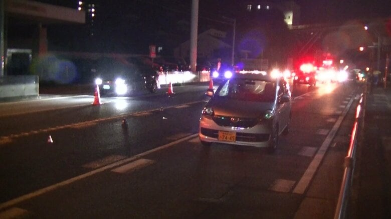 80代男性が国道で車にはねられ死亡 車は70代女性が運転 後続車も男性に接触か 見通しよい直線道路で｜FNNプライムオンライン