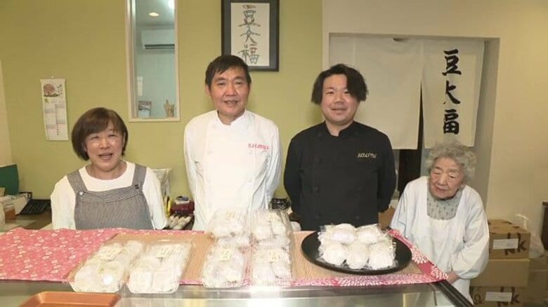 創業から変わらぬ豆大福が名物　四代目が吹き込む新風と共に　老舗菓子店「伝統と挑戦」の101年目へ【福島発】｜FNNプライムオンライン