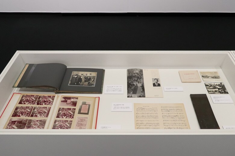 展示されれた“秘蔵写真”　提供：東京工芸大学