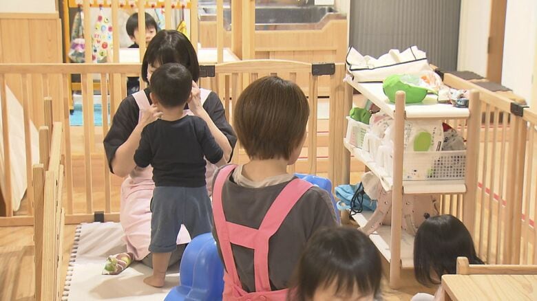 午後8時　夜間保育園の子どもたちも寝る準備