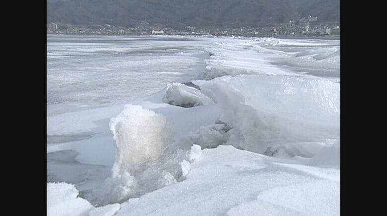 2003年の御神渡り