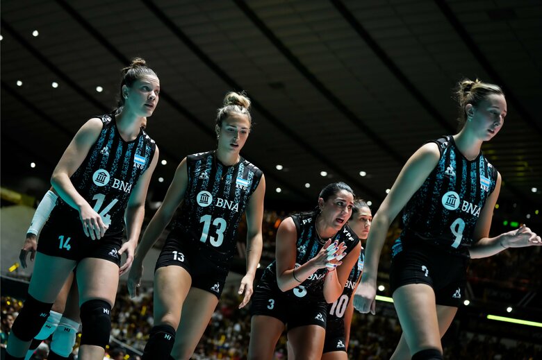 3大会連続五輪出場を目指すアルゼンチン代表（写真：©️FIVB）